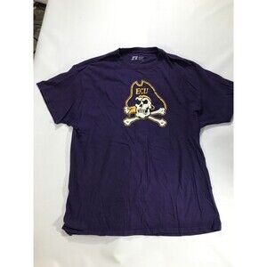 Eastern Carolina Pirates Russell Athletic Purple Crew Neck Shirt Size XL